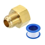 Uxcell Brass Pipe Fitting, 1/2 Sae 5/8 Female Adapters Flare Tub. Fixed Price $10.00.
