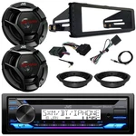 Jvc KD-T92MBS Cd Receiver, 2X 6.5" Speakers, Handlebar Control, 98-13 Extras. Fixed Price $351.99.