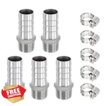 Metallixity 1" Barb 3/4" Npt Male Adapter, 5 Pcs. Fixed Price $34.99.