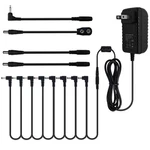 Pedal Power Supply Adapter 9V Dc 2A 2000MA Tip Negative 8 Way Daisy Chain Cab.... Fixed Price $18.08.