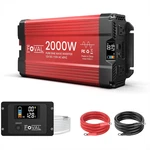 2000W Pure Sine Wave Inverter 12V Dc To 110V Ac Converter, 4000W Peak Power. Fixed Price $266.95.