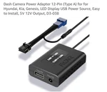 Fitdvr Dash Cam Power Adapter (12-PIN) For Hyundai, Kia, Genesis. Type B #D3-052. Fixed Price $39.88.