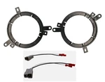 Metra 82-3412 6" Speaker Adapter Plates For Select Vehicles And Harness. Fixed Price $19.75.