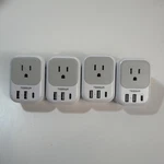Tessan International Power Adapter Travel Plug For TS-161-EU-C Type Set Of 4. Fixed Price $19.99.