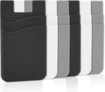 Card Holder, Wallet Stick Double Pocket For Back Of Cellphone Sil. Fixed Price $17.92.