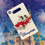 Disney Parks Mickey & Minnie Mouse Red Convertible Pin Open Edition. Fixed Price $13.90.
