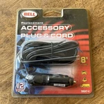 Bell Accessory Plug 5 Amps 8 Ft Cord 12 Volt 39047-4 New Sealed. Fixed Price $9.90.