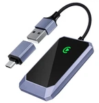 Terunsoui Carplay Adapter Converts Wired To Wireless BY960H - Black/silver. Fixed Price $24.95.