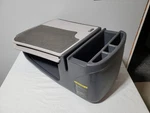 Autoexec Gripmaster Car Desk Grey With Slide Out Clip Board. Fixed Price $90.00.