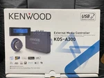 Kenwood KOS-A300 External Media Controller With Display Unit And Accessories. Fixed Price $246.82.