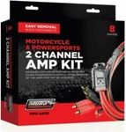 Metra MPS-AK82 2-CHANNEL 8-GAUGE Motorcycle Amplifier Kit. Fixed Price $69.00.