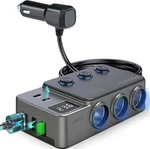 Cigarette Lighter Splitter, 8 In 1 Car Adapter Pd 35W C.... Fixed Price $41.91.