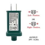 Ting Shen TS-8W29V Led Transformer Dc 0.28A Power Adapter Xmas Lights. Fixed Price $38.95.