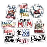 10PCS Baseball Sticker Sheet, Funny Sports Vinyl Decals, Gifts For P.... Fixed Price $34.67.