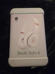 Beats Solo 4 Wireless On-ear Headphones Cloud Pink MUW33PA/A Sealed Nib. Fixed Price $125.00.