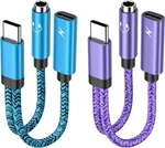 Samsung Galaxy S25 Ultra Usb C To 3.5MM Audio Adapter Blue Purple. Fixed Price $16.31.