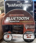Rockford Fosgate Rfbtrca Universal Bluetooth Adapter Wireless Streaming. Fixed Price $59.95.