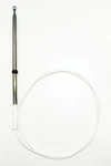 Antennamastsrus - Power Is Mast, Silver, White. Fixed Price $48.69.