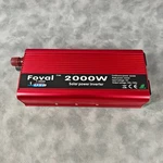 Foval F-2000A 2000W Inverter 12V Dc To 110V Ac 850W Cont Dual Outlet Usb Tested. Fixed Price $61.55.