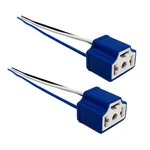 Pcs Ceramic H4 9003 HB2 Headlight Connectors With 3-WAY Adapter Wiring Harness. Fixed Price $14.99.