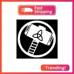Mjolnir - Hammer Of Thor Decal Vinyl Sticker Ur Impressions For Cars Trucks Suv. Fixed Price $12.09.