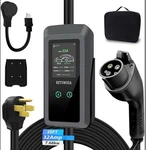 Portable Level 1&2 Charger, 16AMP Adjustable Current, Wallbox For Home/travel. Fixed Price $99.99.