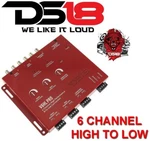 DS18 V6HLPRO Line Converter Channel Hi Low Factory Radio Adaptor Bass Knob. Fixed Price $149.99.
