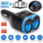 12-24V Car Cigarette Lighter Socket Splitter Dual Usb & Pd Charger Power Adapter. Fixed Price $13.98.