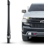 Truck Antenna 8IN Short Flexible Chevy Gmc 2014+ Silverado Sierra Car Wash Black. Fixed Price $44.95.