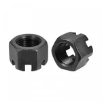Uxcell Hexagon Slotted Nut, Grade 4.8 Carbon Steel M18X1.5MM, Black. Fixed Price $25.99.