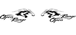 Horses Trailer Open Range Rv Truck Set Sticker Decal. Fixed Price $65.00.