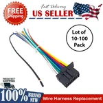 Lot Of 10-100PC Car Wire Harness For Jvc KD-T710BT KD-TD71BT KW-V140BT KW-V350BT. Fixed Price $54.95.