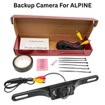 Rearview Backup Plate Camera For Alpine INEW957HD INE-W957HD Install Kit. Fixed Price $36.90.