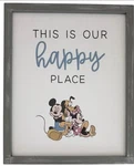 Disney Mickey Minnie Mouse This Our Happy Place Frame Open Road Brands. Fixed Price $19.99.
