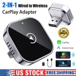 Wireless Carplay Adapter For Apple Iphone & Android Auto Usb Plug. Fixed Price $19.99.
