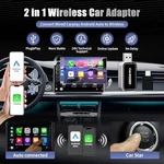 Bvicng 2 In 1 Wireless Carplay Adapter & Android Auto 5.0 - Black. Fixed Price $26.86.
