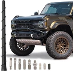 Universal Short Rubber Spiral 8 Inch Antenna Kit For Trucks, Cars & Suvs, Black. Fixed Price $42.82.