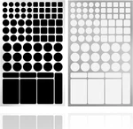 Jieheng Light Blocking Stickers,blackout For ELECTRONIC,2 Sheets Cover W. Fixed Price $13.95.