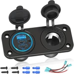 Cigarette Lighter Socket Qidoe 12V Splitter Panel 78W Usb In - 3. Fixed Price $29.45.