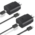 Type Charger 2-PACK 25W Super Fast Charging Block With 6FT Usb Cha.... Fixed Price $17.59.