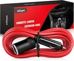 Nilight 10003W 14 Ft Male-to-female Extension Cord Cable Heavy Duty 12V/24V Car. Fixed Price $12.99.