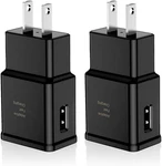 Adaptive Fast Charging Block Usb Wall Charger Adapter Fits 2 Pack, Black. Fixed Price $14.76.