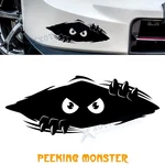 1X Peeking Monster Sticker Funny Car Bumper Vinyl Laptop Decal Shredder. Fixed Price $8.92.