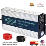 Wzrelb 3500W Pure Sine Wave Inverter DC12V To Ac 110V120V Rv Camp Car Solar. Fixed Price $203.00.