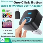 Ottocast Usb Wireless Carplay Adapter Iphone Android Auto Dongle Plug 2025. Fixed Price $24.99.