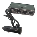 Lighter Socket Car Auto Adapter Cigarette With Usb 3 Way Splitter. Fixed Price $16.31.