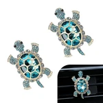 Opuweiy Turtle Car Accessories, Cute Air 0.02 Ounce (pack Of 2), Blue. Fixed Price $13.51.
