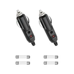 2PCS Cigarette Lighter Male Plug, 12V/24V Aux Socket With 15A/20A Fuse, .... Fixed Price $9.35.