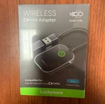 Luckymore Wireless Carplay Adapter WL01-C Plug & For Cars With Wired. Fixed Price $10.00.