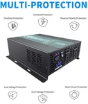 Wzrelb 1500W 12VDC To 120VAC Off Grid Pure Sine Wave Inverter Remote Control Rv. Fixed Price $219.00.